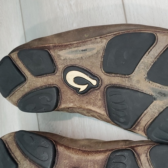 Olukai Mens Moloa Leather Loafer Slip on shoes sz 13 - Picture 14 of 14